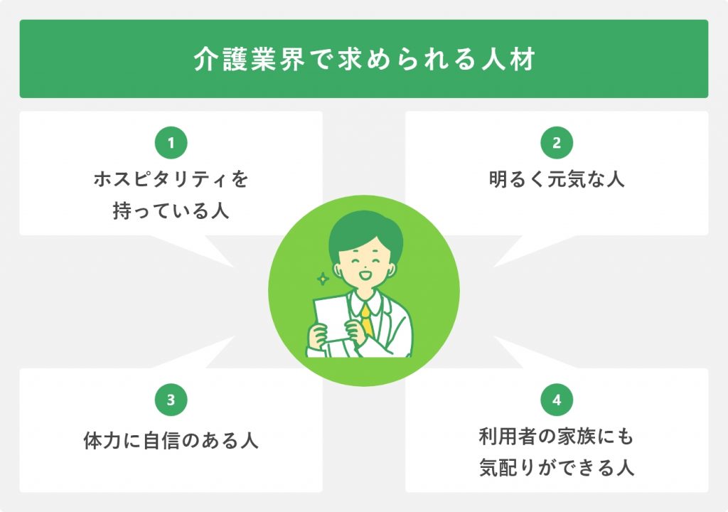 介護業界で求められる子mm竿