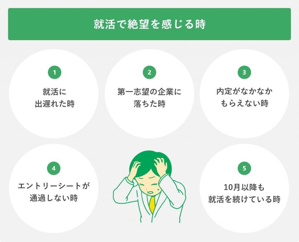 就活で絶望を感じる時