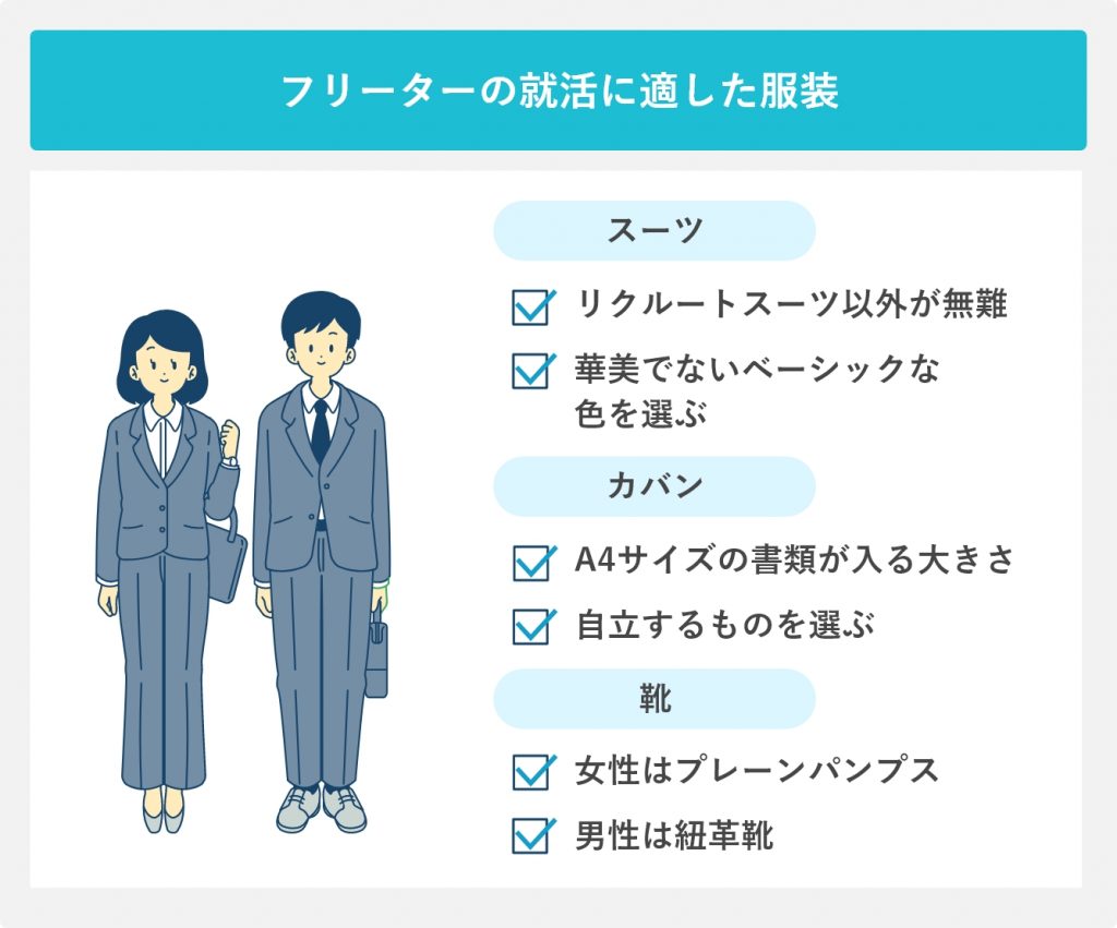 フリーターの就活に適した服装