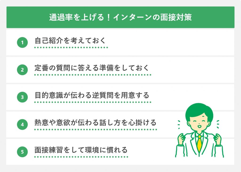 インターンの面接対策