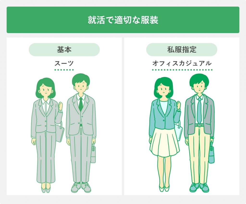 就活で適切な服装