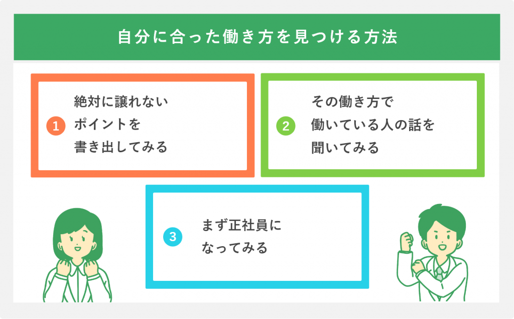自分に合った働き方を見つける方法