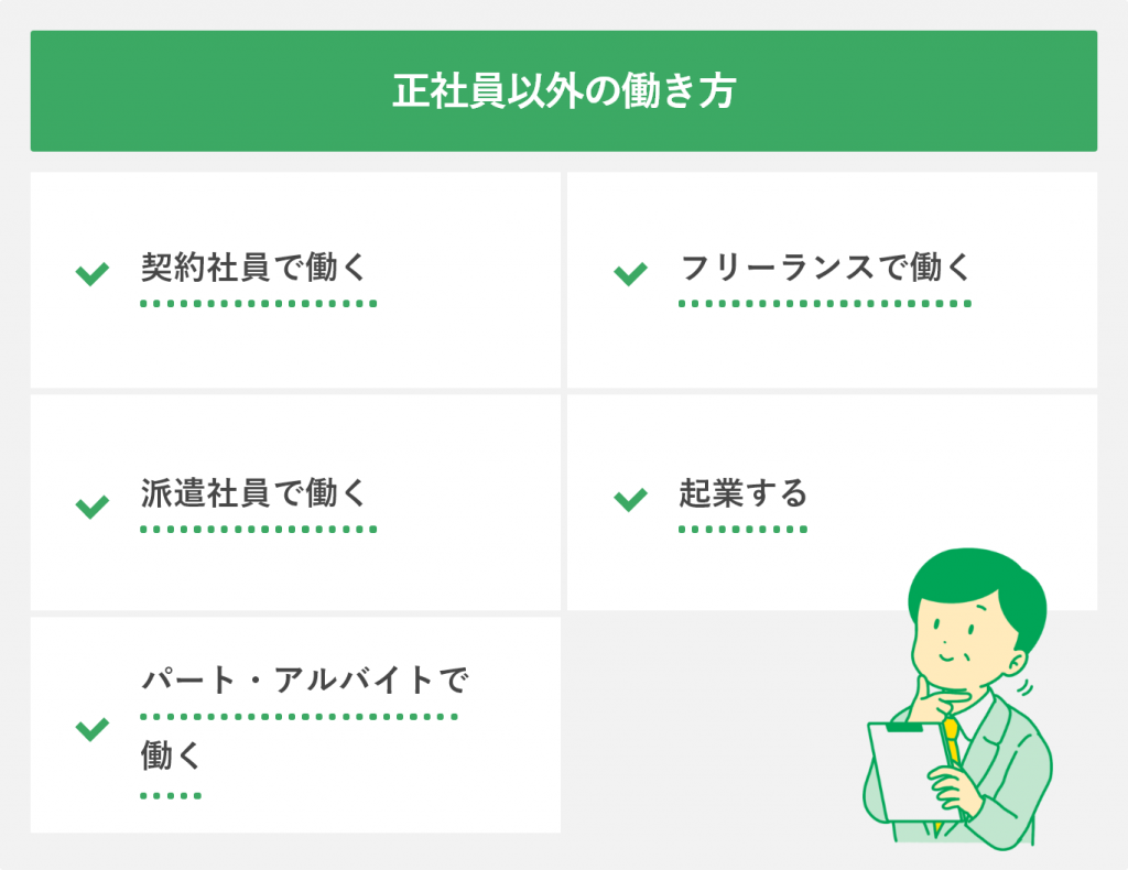 正社員以外の働き方