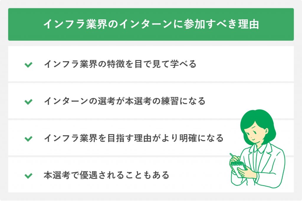 インフラ業界のインターンに参加すべき理由