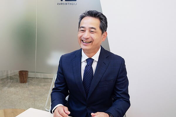 ライトワークス 代表取締役 江口 夏郎さん