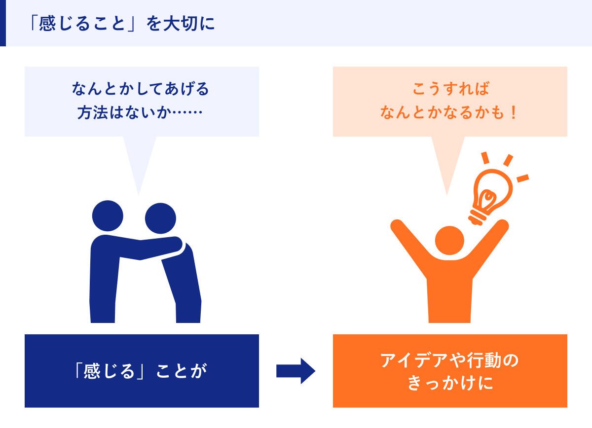 「感じること」を大切に